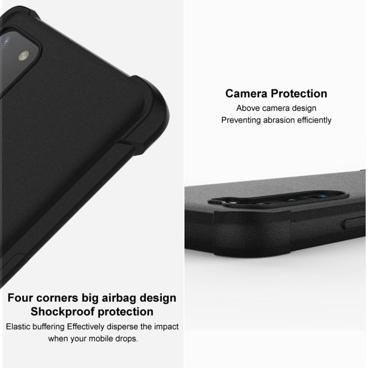 For Sony Xperia 5 IV imak Shockproof Airbag TPU Phone Case(Matte Black) - Sony Cases by imak | Online Shopping UK | buy2fix