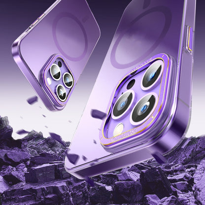 For iPhone 14 Pro Max Magsafe Magnetic Crystal Frosted Series Phone Case(Translucent White) - iPhone 14 Pro Max Cases by buy2fix | Online Shopping UK | buy2fix