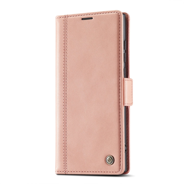 For Samsung Galaxy S23 Ultra 5G LC.IMEEKE PU + TPU Skin-friendly Feeling Leather Phone Case(Rose Gold) - Galaxy S23 Ultra 5G Cases by LC.IMEEKE | Online Shopping UK | buy2fix