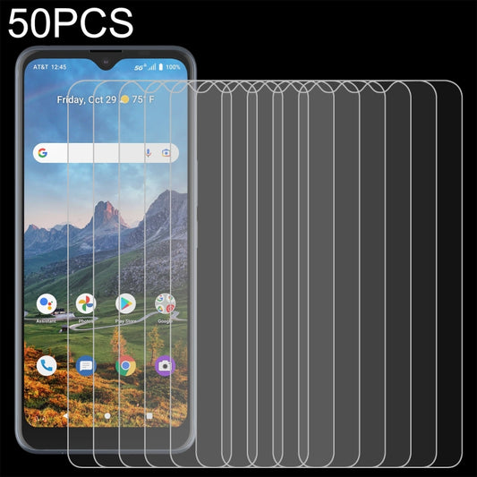 For AT&T Fusion 5G 50pcs 0.26mm 9H 2.5D Tempered Glass Film - More Brand by buy2fix | Online Shopping UK | buy2fix