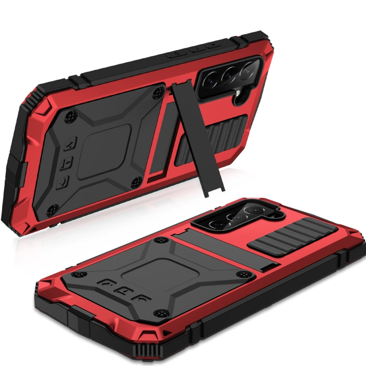 For Samsung Galaxy S23 5G R-JUST Life Waterproof Dustproof Shockproof Phone Case(Red) - Galaxy S23 5G Cases by R-JUST | Online Shopping UK | buy2fix