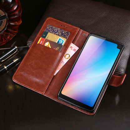 For Blackview BV6100 idewei Crazy Horse Texture Horizontal Flip Leather Case with Holder & Card Slots & Wallet(Red) - More Brand by idewei | Online Shopping UK | buy2fix