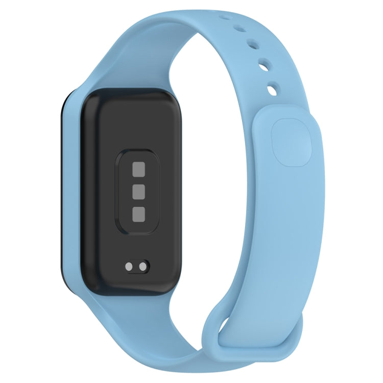 For Redmi Band 2 Solid Color Silicone Integrated Watch Band(Sky Blue) - Watch Bands by buy2fix | Online Shopping UK | buy2fix