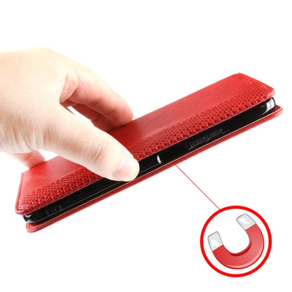 For Blackview BV7200 Magnetic Buckle Retro Texture Leather Phone Case(Red) - More Brand by buy2fix | Online Shopping UK | buy2fix