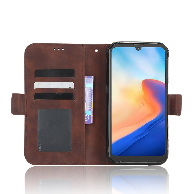 For Blackview BV7200 Skin Feel Calf Texture Card Slots Leather Phone Case(Brown) - More Brand by buy2fix | Online Shopping UK | buy2fix