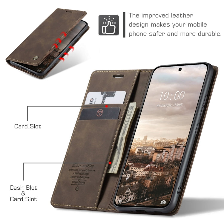 For Xiaomi 13 CaseMe 013 Multifunctional Horizontal Flip Leather Phone Case(Coffee) - Xiaomi Cases by CaseMe | Online Shopping UK | buy2fix