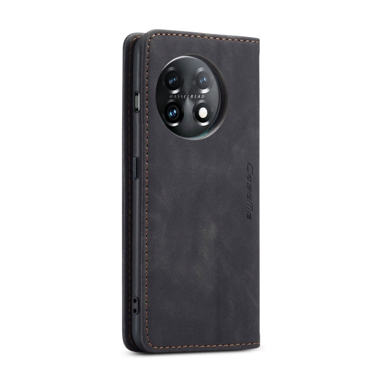 For OnePlus 11 CaseMe 013 Multifunctional Horizontal Flip Leather Phone Case(Black) - OnePlus Cases by CaseMe | Online Shopping UK | buy2fix