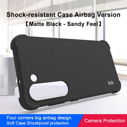 For Samsung Galaxy S23+ 5G imak Shockproof Airbag TPU Phone Case(Matte Black) - Galaxy S23+ 5G Cases by imak | Online Shopping UK | buy2fix