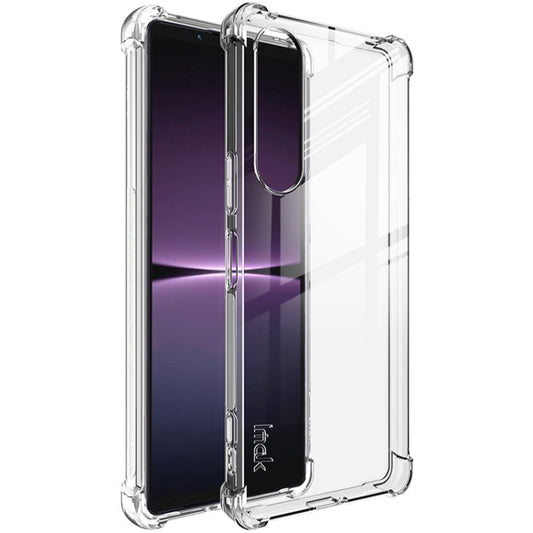 For Sony Xperia 1 V imak Shockproof Airbag TPU Phone Case(Transparent) - Sony Cases by imak | Online Shopping UK | buy2fix