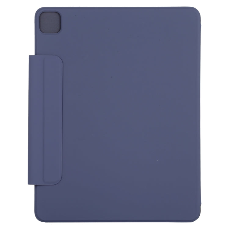 For iPad Air 13 2024 / Pro 12.9 2020 Active Buckle Magnetic PU Leather Tablet Case With Holder & Sleep / Wake-up Function(Dark Blue) - iPad Pro 12.9 (2020) Cases by buy2fix | Online Shopping UK | buy2fix