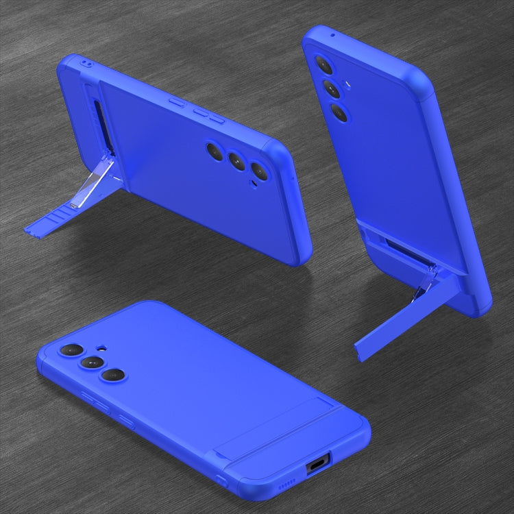 For Samsung Galaxy S23 FE 5G GKK Three Stage Splicing Full Coverage PC Phone Case(Blue) - Galaxy S23 FE 5G Cases by GKK | Online Shopping UK | buy2fix