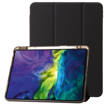 Clear Acrylic Leather Tablet Case For iPad Air 13 2024 / Pro 12.9 2022/ 2021 / 2020 / 2018(Black) - iPad Pro 12.9 (2022/2021) Cases by buy2fix | Online Shopping UK | buy2fix