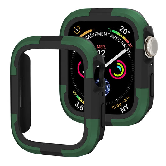 For Apple Watch Series 8 & 7 45mm Armor Frame Watch Case(Green) - Watch Cases by buy2fix | Online Shopping UK | buy2fix