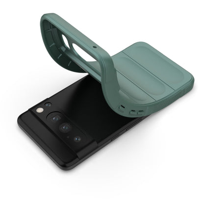 For Google Pixel 8 Pro 5G Magic Shield TPU + Flannel Phone Case(Purple) - Google Cases by buy2fix | Online Shopping UK | buy2fix