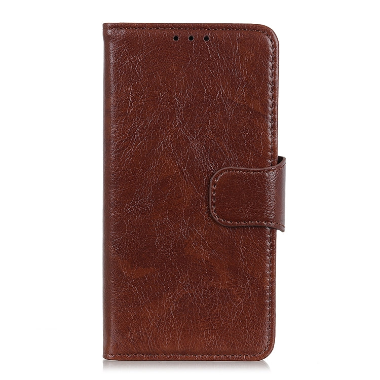 For Xiaomi Redmi 12 4G Nappa Texture Horizontal Flip Leather Phone Case(Brown) - Xiaomi Cases by buy2fix | Online Shopping UK | buy2fix