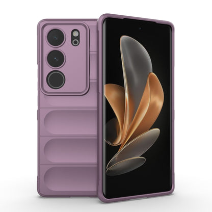 For vivo S17 Magic Shield TPU + Flannel Phone Case(Purple) - vivo Cases by buy2fix | Online Shopping UK | buy2fix