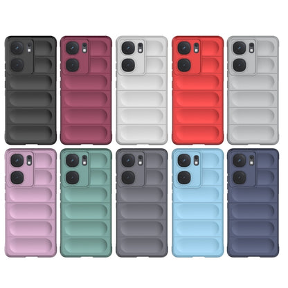 For vivo iQOO Neo9 Magic Shield TPU + Flannel Phone Case(Light Blue) - iQOO Neo9 Cases by buy2fix | Online Shopping UK | buy2fix
