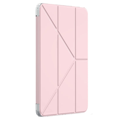 For iPad Pro 11 2024 Mutural Deformation Stand Smart Leather Tablet Case(Pink) - iPad Pro 11 2024 Cases by Mutural | Online Shopping UK | buy2fix