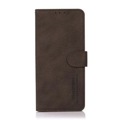 For Xiaomi Redmi 13C KHAZNEH Matte Texture Leather Phone Case(Brown) - 13C Cases by buy2fix | Online Shopping UK | buy2fix