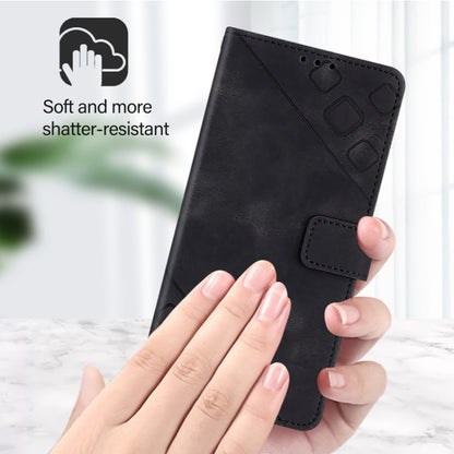 For Xiaomi Redmi K70 / K70 Pro Skin Feel Embossed Leather Phone Case(Black) - K70 Cases by buy2fix | Online Shopping UK | buy2fix