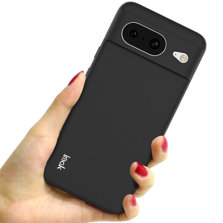 For Google Pixel 8 IMAK UC-3 Series Shockproof Frosted TPU Phone Case(Black) - Google Cases by imak | Online Shopping UK | buy2fix