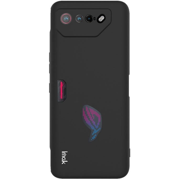 For Asus ROG Phone 7 IMAK UC-3 Series Shockproof Frosted TPU Phone Case(Black) - ASUS Cases by imak | Online Shopping UK | buy2fix