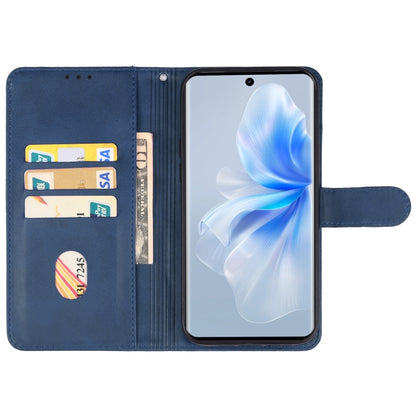 For vivo S18 Pro Leather Phone Case(Blue) - S18 Pro Cases by buy2fix | Online Shopping UK | buy2fix