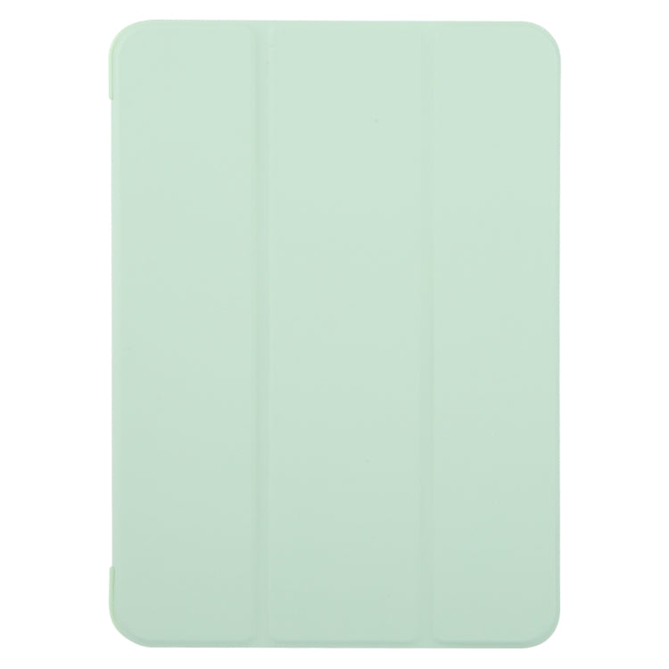 For iPad Air 13 2024 GEBEI 3-folding Holder Shockproof Flip Leather Tablet Case(Green) - iPad Air 13 2024 Cases by GEBEI | Online Shopping UK | buy2fix