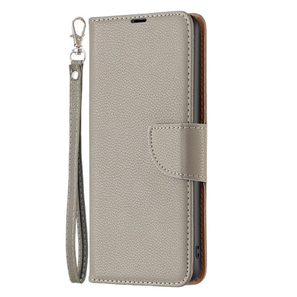 For Xiaomi Redmi Note 13 Pro 4G Global Litchi Texture Pure Color Leather Phone Case(Grey) - Note 13 Pro Cases by buy2fix | Online Shopping UK | buy2fix