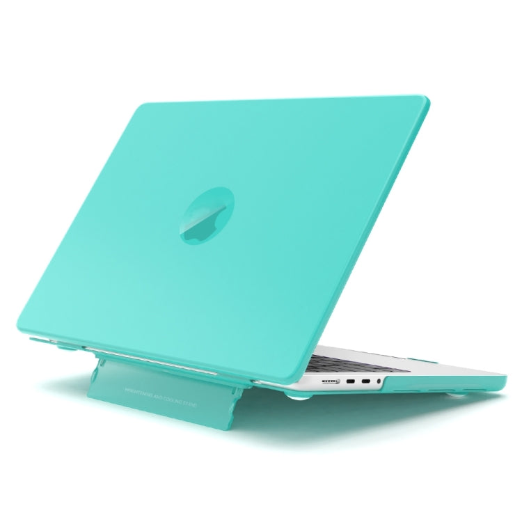 For Macbook Pro 16.2 2023 A2991/A2780 Frosted Translucent Laptop Protective Case(Mint Green) - MacBook Pro Cases by buy2fix | Online Shopping UK | buy2fix