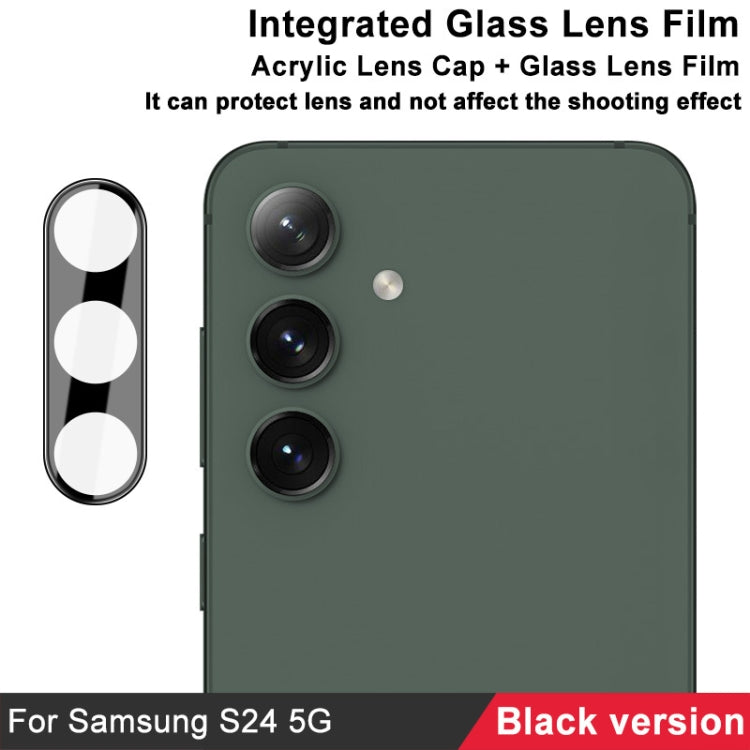 For Samsung Galaxy S24 5G imak High Definition Integrated Glass Lens Film Black Version - For Samsung by imak | Online Shopping UK | buy2fix