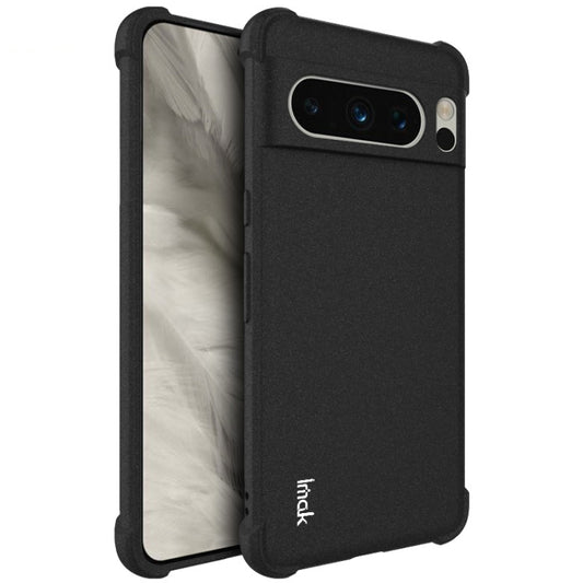 For Google Pixel 8 Pro imak All-inclusive Shockproof Airbag TPU Case(Matte Black) - Google Cases by imak | Online Shopping UK | buy2fix