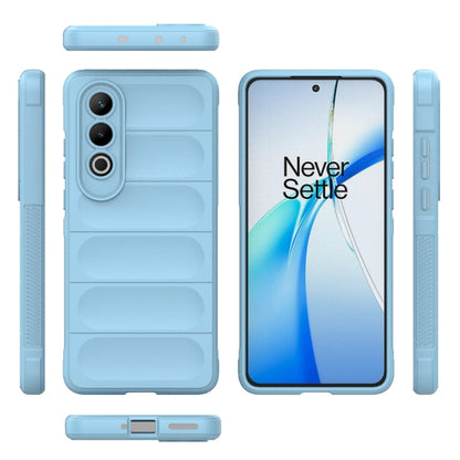 For OnePlus Nord CE4 5G Global Magic Shield TPU + Flannel Phone Case(Light Blue) - OnePlus Cases by buy2fix | Online Shopping UK | buy2fix
