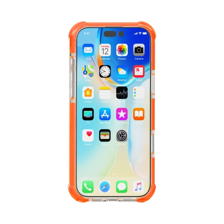 For iPhone 16 Pro Max Four-corner Shockproof TPU + Acrylic Phone Case(Orange) - iPhone 16 Pro Max Cases by buy2fix | Online Shopping UK | buy2fix