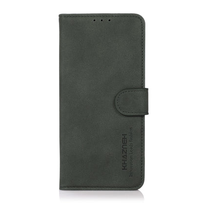 For OnePlus 13 KHAZNEH Matte Texture Leather Phone Case(Green) - OnePlus Cases by buy2fix | Online Shopping UK | buy2fix