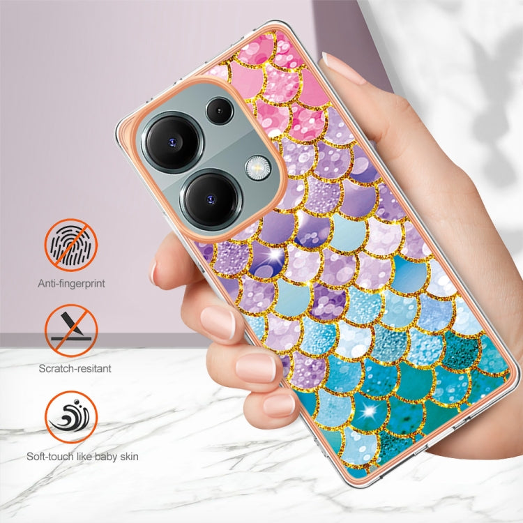For Xiaomi Redmi Note 13 Pro 4G Global Electroplating IMD TPU Phone Case(Colorful Scales) - Note 13 Pro Cases by buy2fix | Online Shopping UK | buy2fix