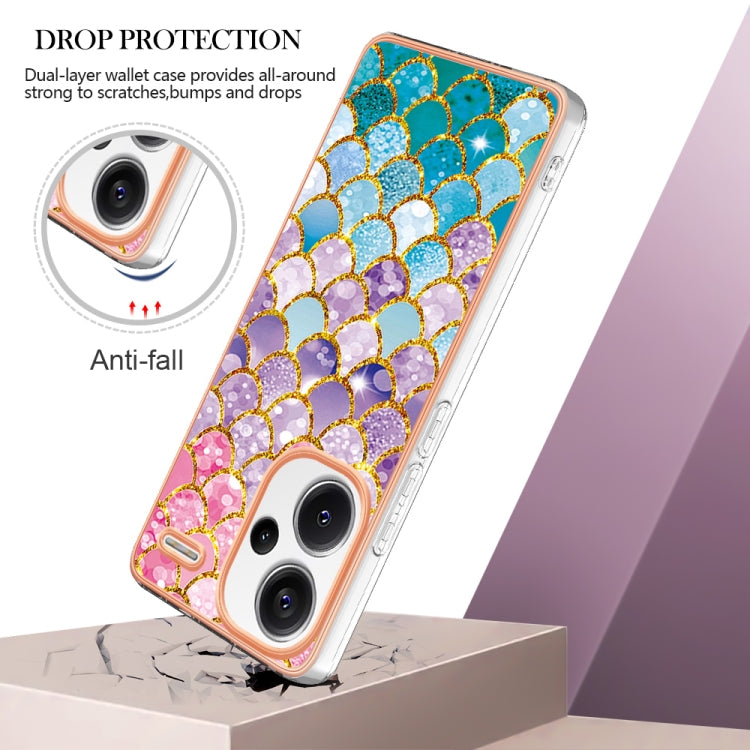 For Xiaomi Redmi Note 13 Pro+ 5G Electroplating IMD TPU Phone Case(Colorful Scales) - Note 13 Pro+ Cases by buy2fix | Online Shopping UK | buy2fix