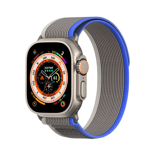 For Apple Watch 6 44mm DUX DUCIS YJ Series Nylon Watch Band(Blue) - Watch Bands by DUX DUCIS | Online Shopping UK | buy2fix