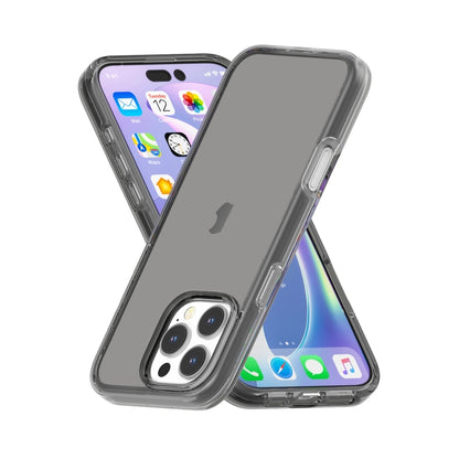 For iPhone 16 Pro Max Shockproof Terminator Transparent Phone Case(Grey) - iPhone 16 Pro Max Cases by buy2fix | Online Shopping UK | buy2fix