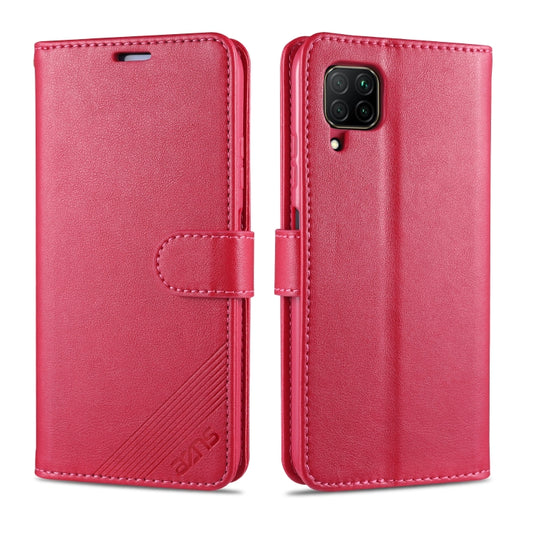 For Huawei Nova 6 SE AZNS Sheepskin Texture Horizontal Flip Leather Case with Holder & Card Slots & Wallet(Red) - Huawei Cases by AZNS | Online Shopping UK | buy2fix