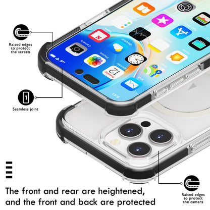 For iPhone 16 Pro Acrylic Magsafe Magnetic Shockproof Phone Case(Transparent) - iPhone 16 Pro Cases by buy2fix | Online Shopping UK | buy2fix