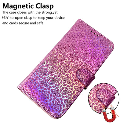 For iPhone 16 Pro Max Colorful Magnetic Buckle Leather Phone Case(Pink) - iPhone 16 Pro Max Cases by buy2fix | Online Shopping UK | buy2fix