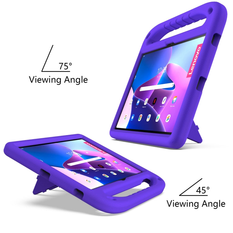 For Lenovo Pad Pro 2021 TB-J716F Handle Portable EVA Shockproof Tablet Case(Purple) - Lenovo by buy2fix | Online Shopping UK | buy2fix