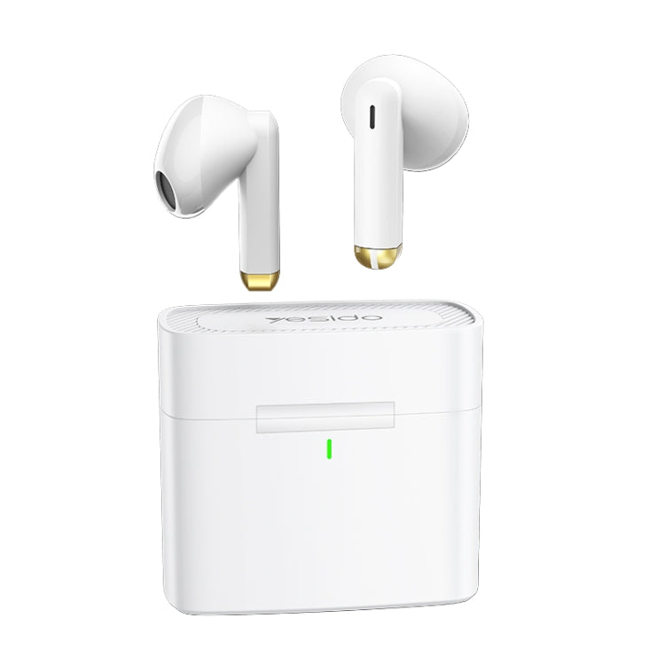 Yesido TWS15 Square True Wireless Bluetooth Noise Reduction Earphone(White) - Bluetooth Earphone by Yesido | Online Shopping UK | buy2fix