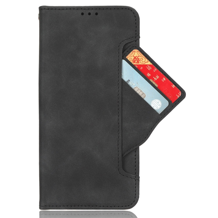 For Blackview A96 Skin Feel Calf Texture Card Slots Leather Phone Case(Black) - More Brand by buy2fix | Online Shopping UK | buy2fix