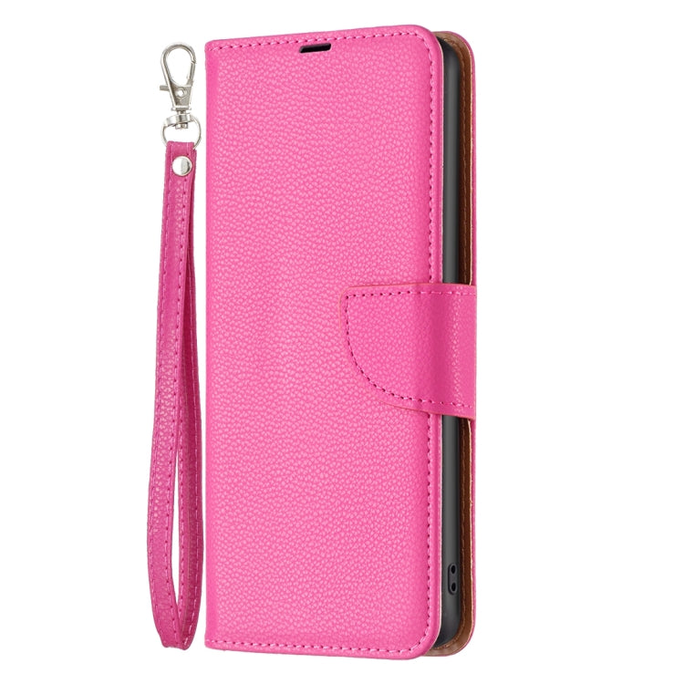 For Samsung Galaxy A35 Litchi Texture Pure Color Flip Leather Phone Case(Rose Red) - Galaxy Phone Cases by buy2fix | Online Shopping UK | buy2fix