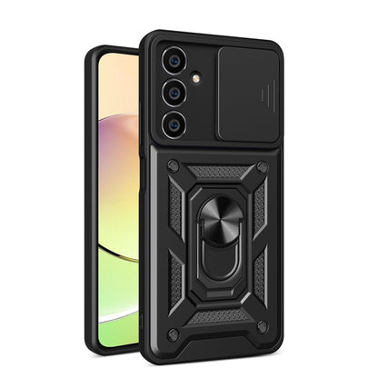 For Samsung Galaxy S23 FE 5G Sliding Camera Cover Design TPU+PC Phone Case(Black) - Galaxy S23 FE 5G Cases by buy2fix | Online Shopping UK | buy2fix