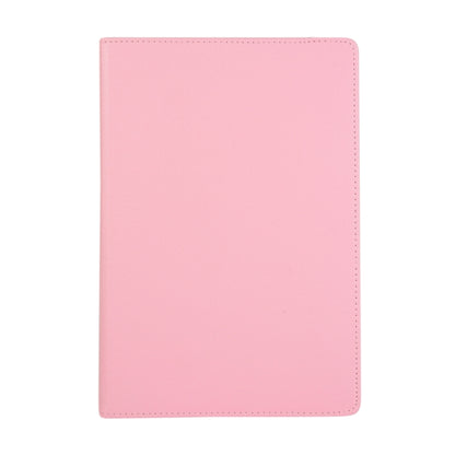 For Samsung Galaxy Tab S9 Ultra 360 Degrees Rotation Holder Litchi Texture Leather Tablet Case(Pink) - Galaxy Tab S9 Ultra Cases by buy2fix | Online Shopping UK | buy2fix