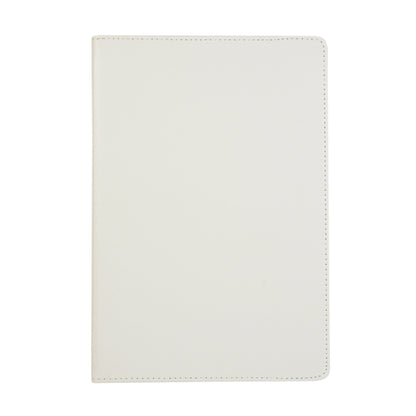 For Samsung Galaxy Tab S9 Ultra 360 Degrees Rotation Holder Litchi Texture Leather Tablet Case(White) - Galaxy Tab S9 Ultra Cases by buy2fix | Online Shopping UK | buy2fix