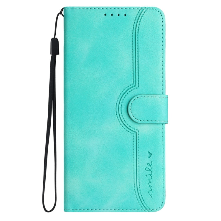 For Motorola Moto G Stylus 5G 2024 Heart Pattern Skin Feel Leather Phone Case(Light Blue) - Motorola Cases by buy2fix | Online Shopping UK | buy2fix